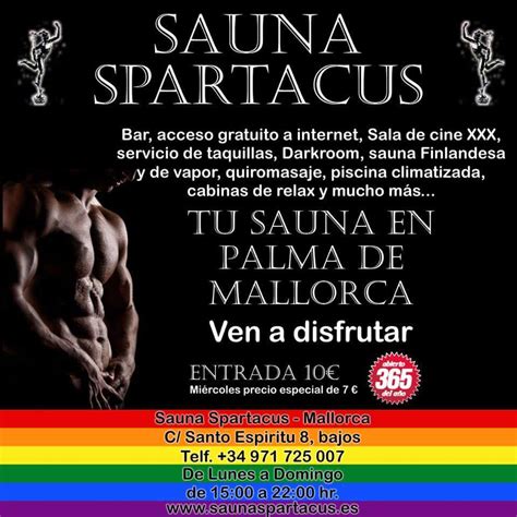 sauna gay palma de mallorca|Sauna Spartacus